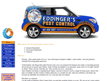 Tablet Screenshot of eddingerspestcontrol.com